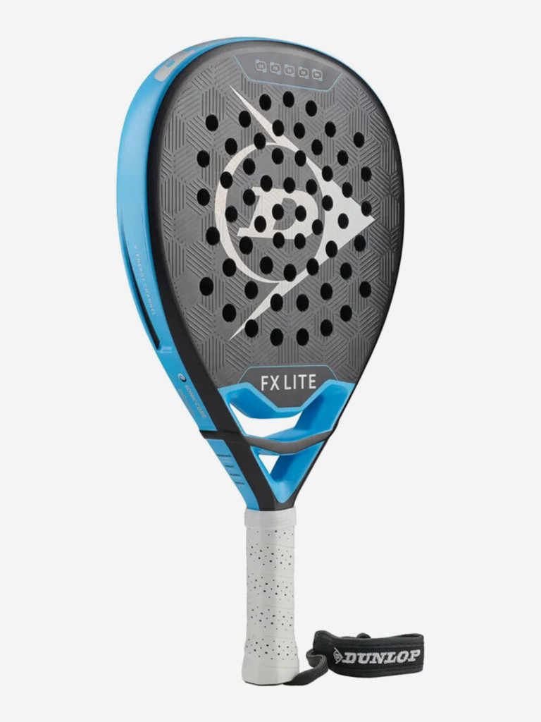 Ракетка для падел-тенниса Dunlop FX Lite Gun Metal Cyan Metallic