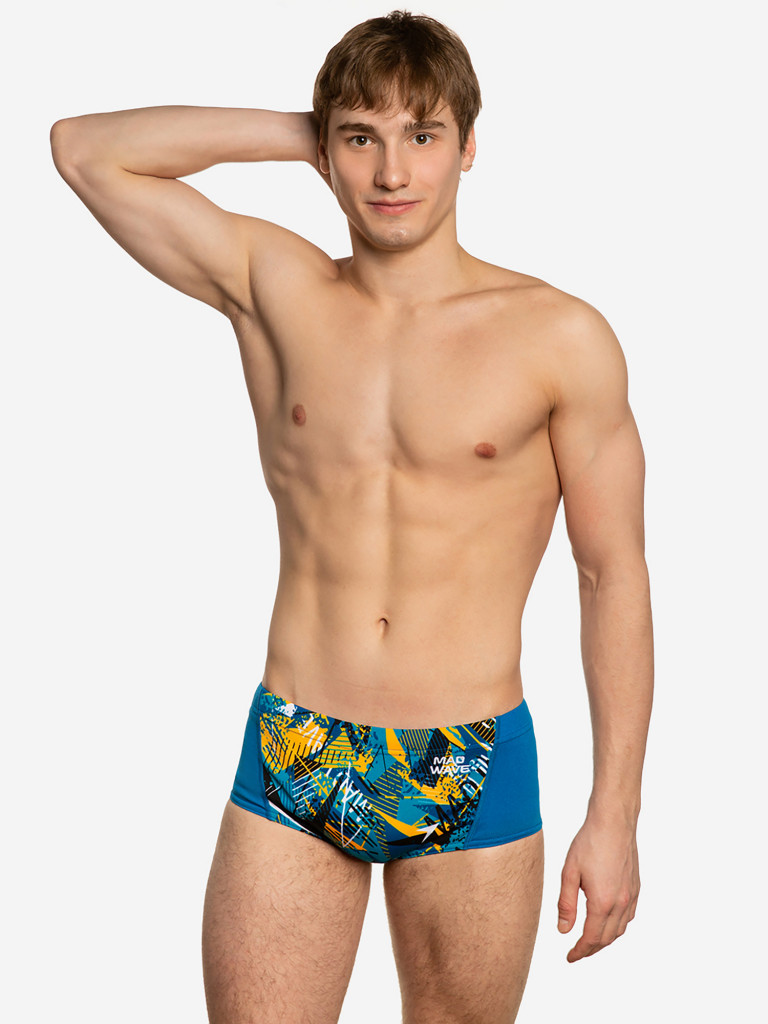 Мужские плавки-шорты антихлор Mad Wave Race PBT H2