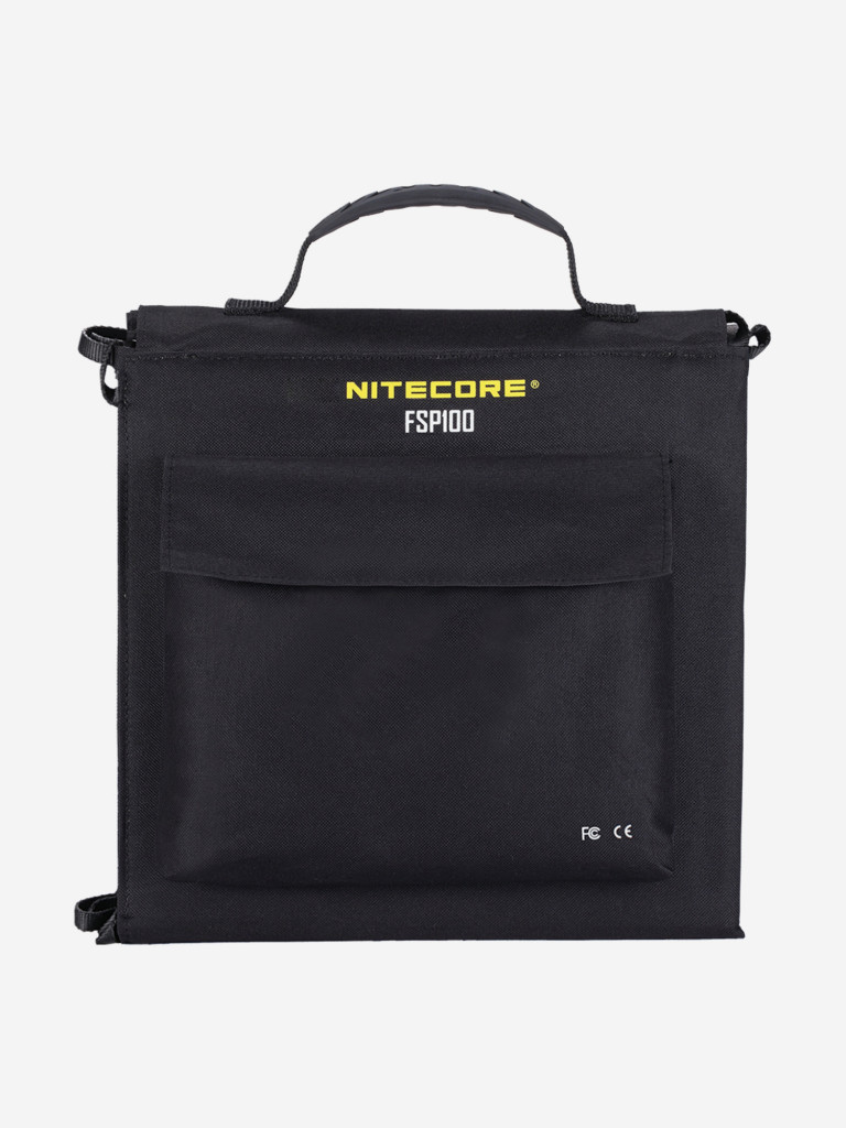 Солнечная панель NITECORE FSP100 способен заряжать NSP200*2ч-NSP400*4.5ч-NSP600*6ч