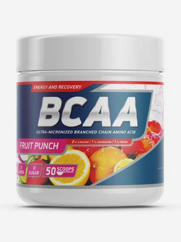 Аминокислоты BCAA 2:1:1 250 g Фруктовый пунш Geneticlab Nutrition