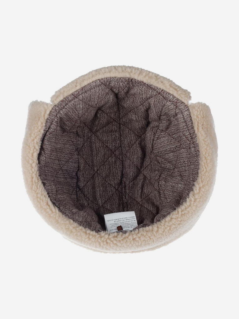 Шапка-ушанка STETSON 9297302 BOMBER CAP CALF SPLIT (серый)