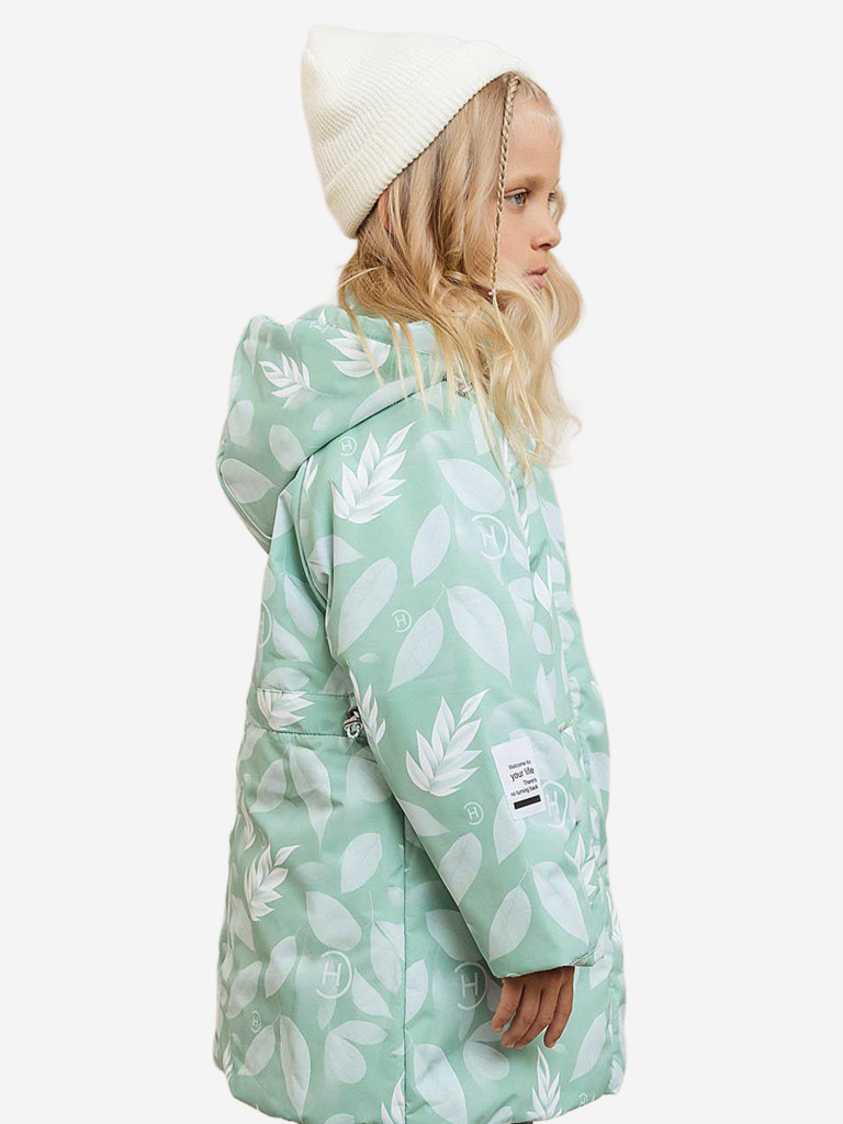 Парка для девочки batik Норис зеленый