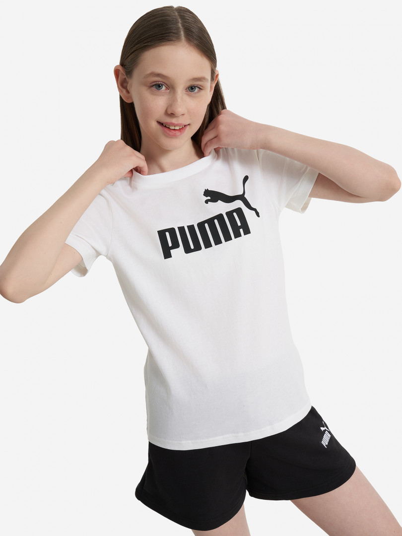 Футболка для девочек PUMA No 1 Logo Белый 1499₽