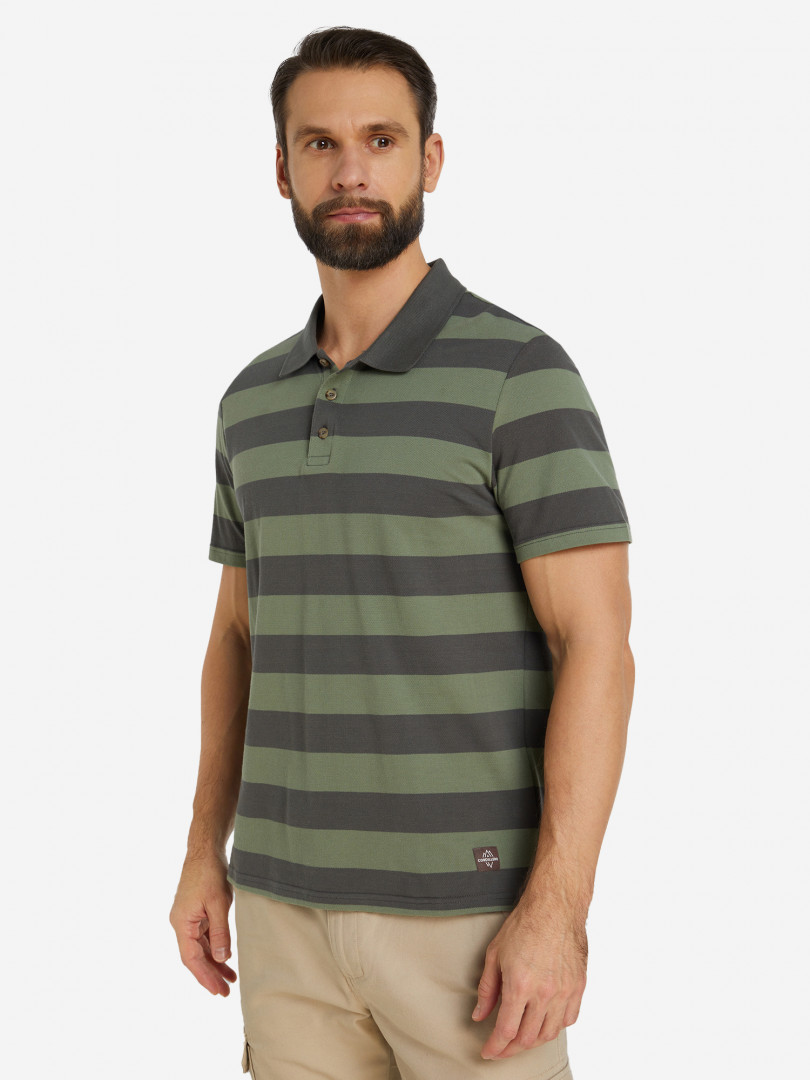 фото Поло мужское cordillero, коричневый