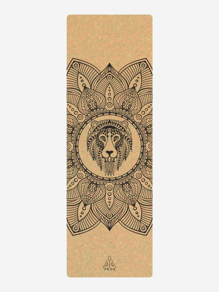 Коврик RamaYoga для йоги Zodiac Collection Cork 1.8 Лев, 25416