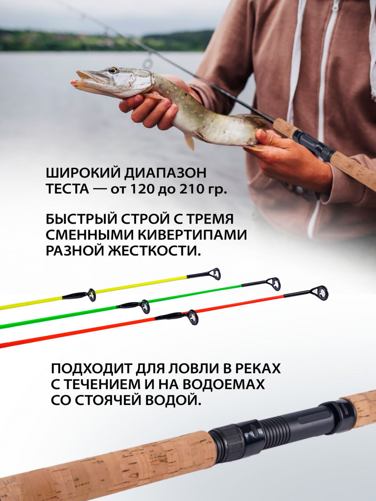 Удилище фидерное RUBICON Nautilus 180 грамм 3,3 м