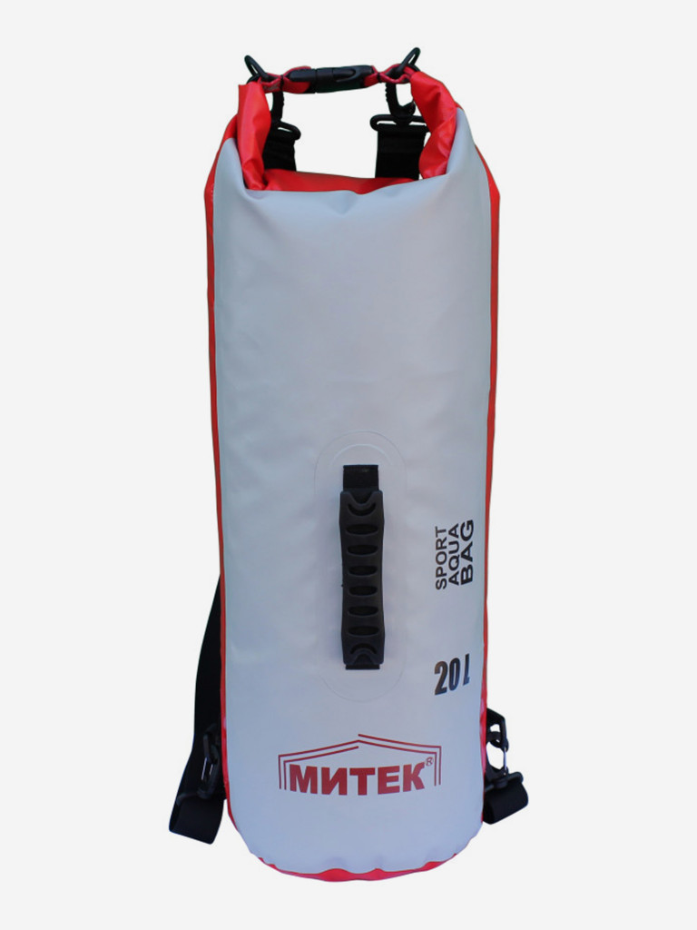 Герморюкзак МИТЕК 20л D 22см Н-53см (красно-серый)