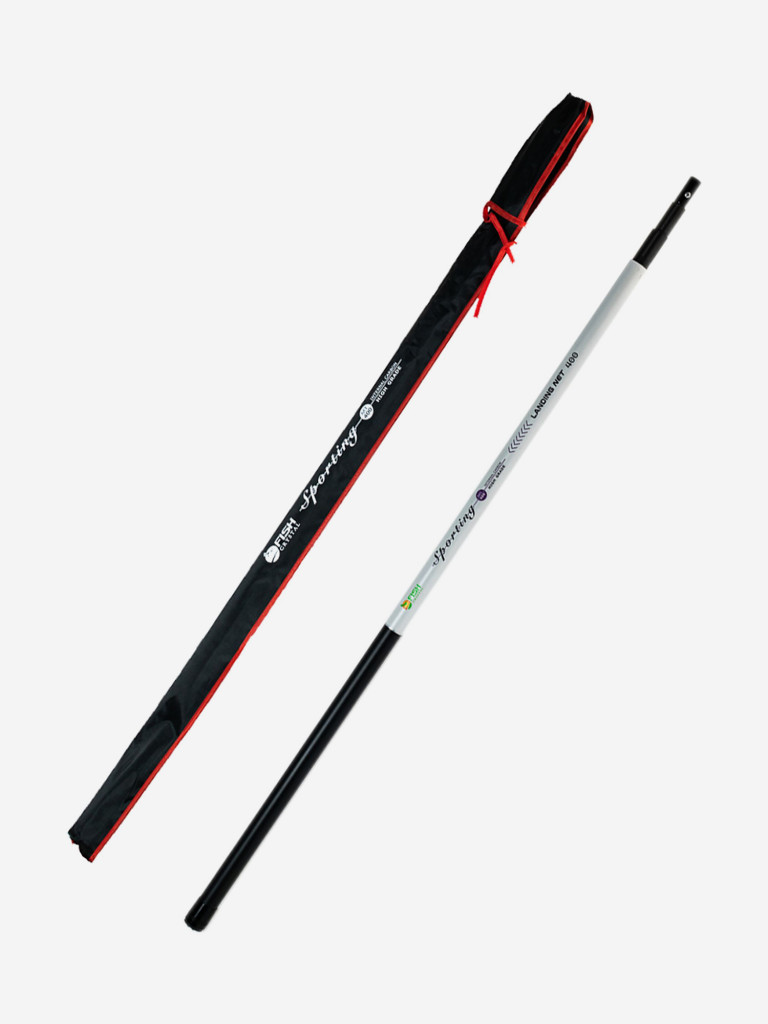 Ручка для подсачека Fish Crystal Sporting телескопическая, карбон, 4 секции, 4.0 м