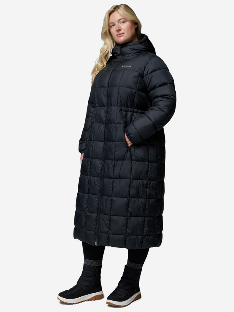 Пальто утепленное женское Columbia Puffect III Long Jacket, Plus Size