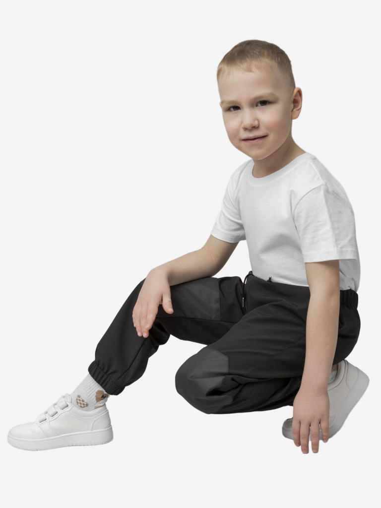 Брюки софтшелл для мальчика batik черный