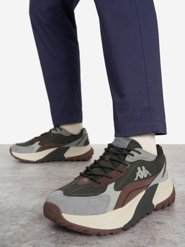 Кроссовки мужские Kappa Giusto арт. 126755 болотный цвет — купить за 3999 руб. со скидкой 50 %, отзывы в интернет-магазине Спортмастер