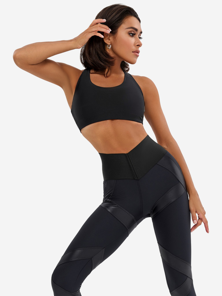 Лосины женские Bona Fide Mummy Strip Skin Edition "Black"