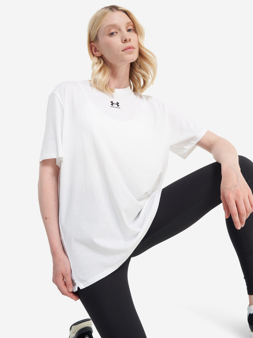 Футболка женская оверсайз Under Armour Campus Белый 2299₽