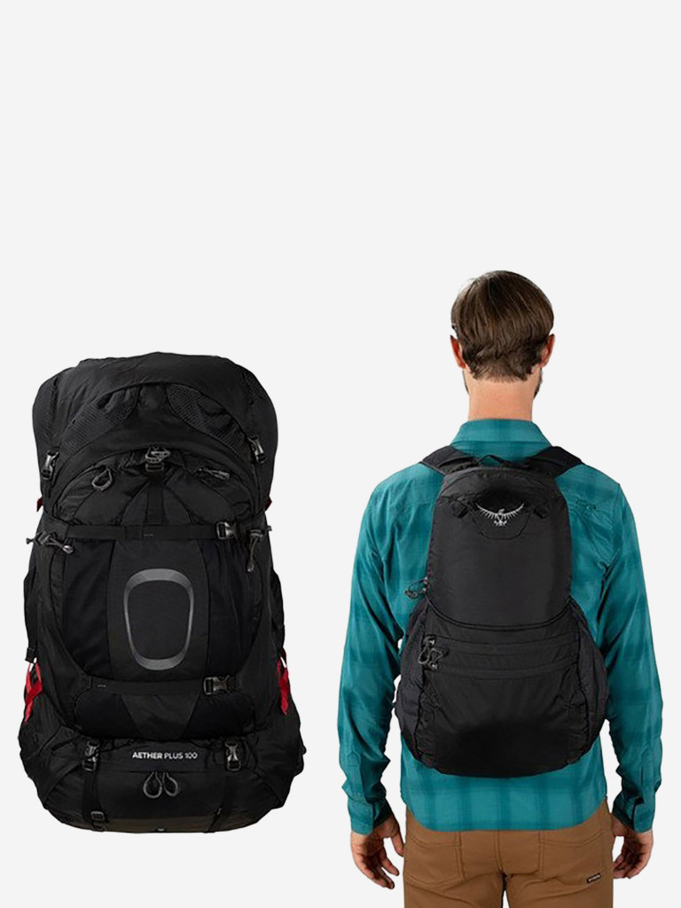 Рюкзак Osprey Aether Plus 100 Black