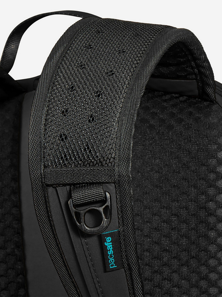 Рюкзак антивор Pacsafe ECO 18, черный ECONYL, 18 л.