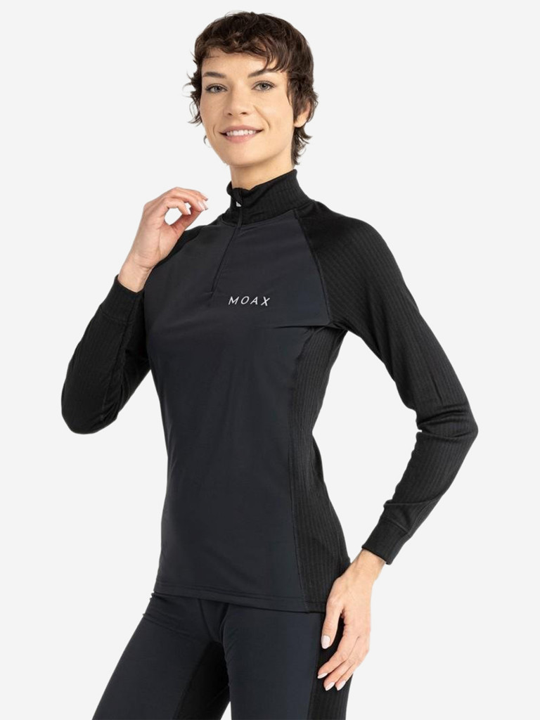 Термофутболка Moax Race Wind LS с воротником