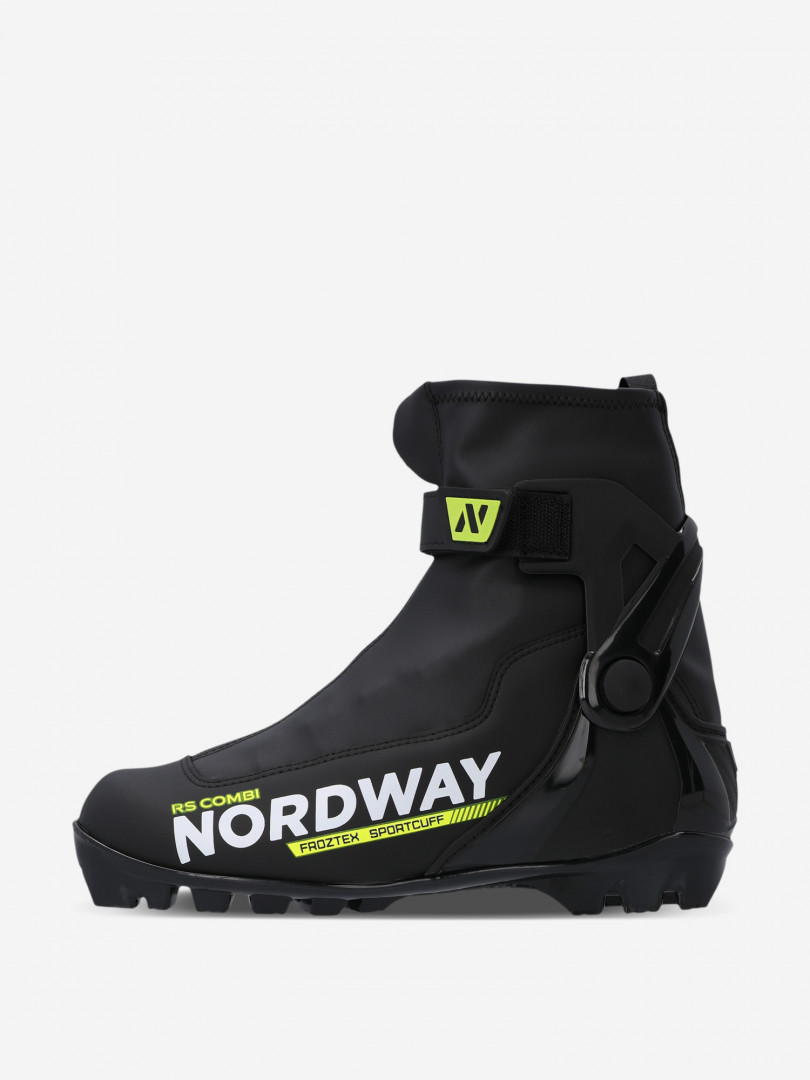 фото Ботинки для беговых лыж nordway rs combi nnn, черный