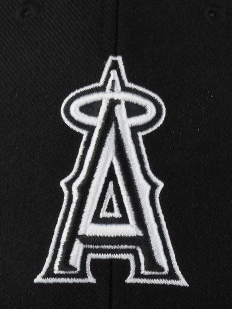 Бейсболка 47 BRAND B-MPDTP04WBP-BK Los Angeles Angels MLB (черный)