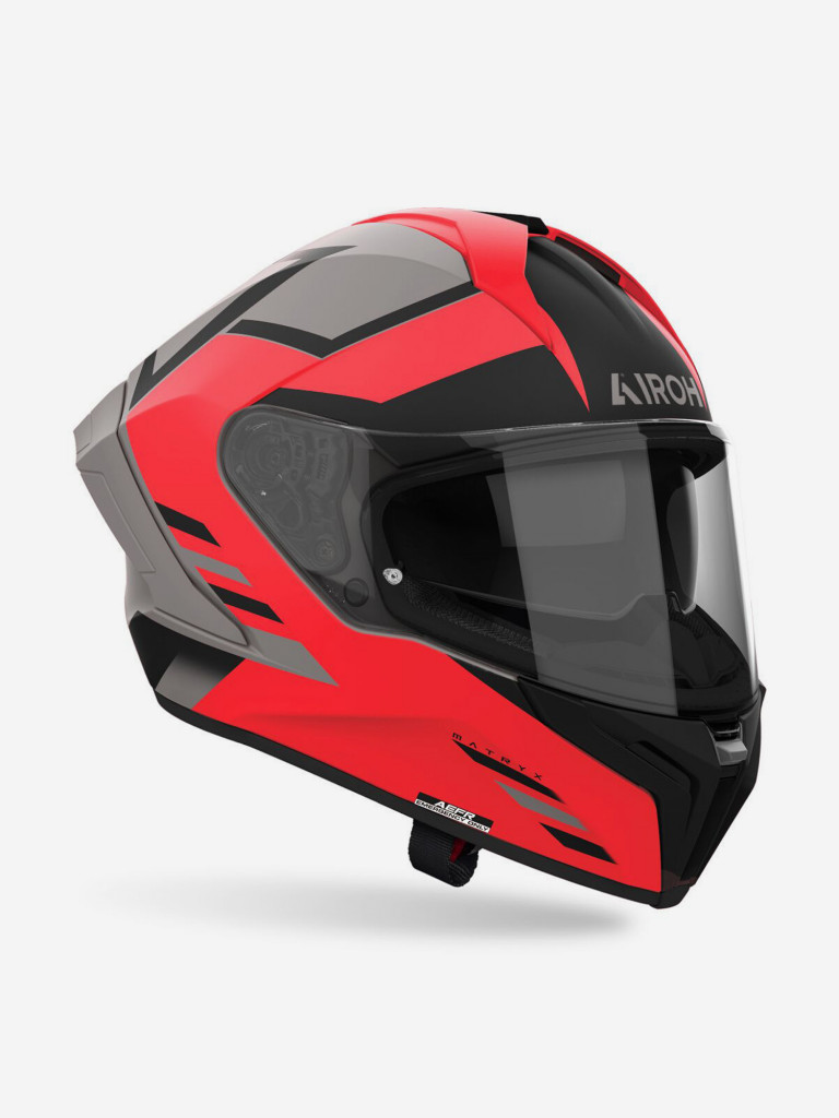 Мотошлем Интеграл Airoh MATRYX THRON Orange Matt