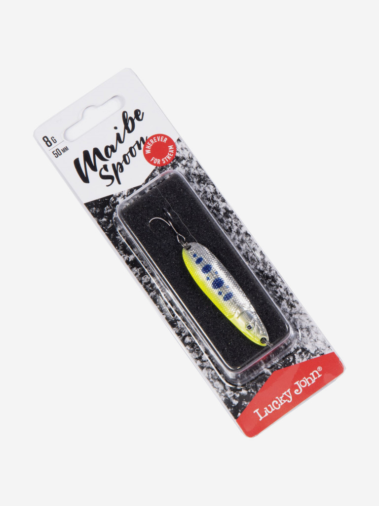 Блесна колеблющаяся Lucky John MAIBE SPOON, длина 50 мм, вес 8 г