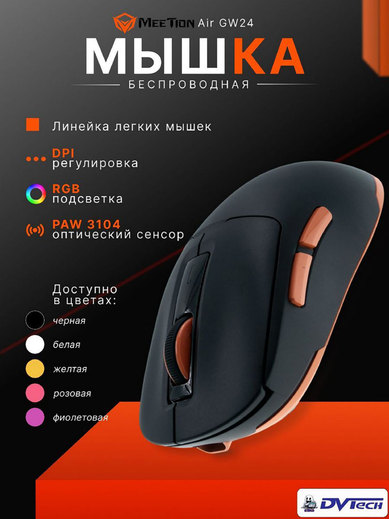 Игровая мышь MEETION GW24