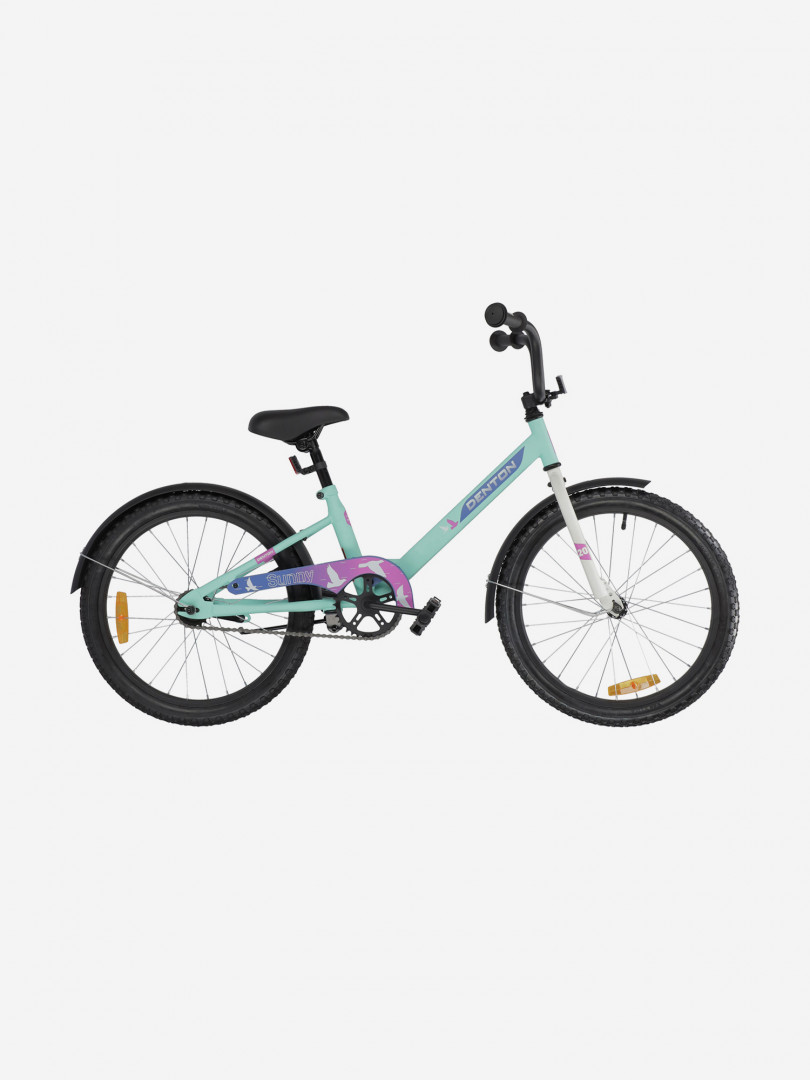 фото Велосипед для девочек denton sunny 20" 2024, голубой