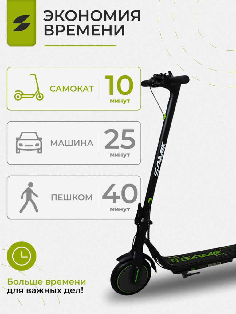 Электросамокат SAMIK M365 GO