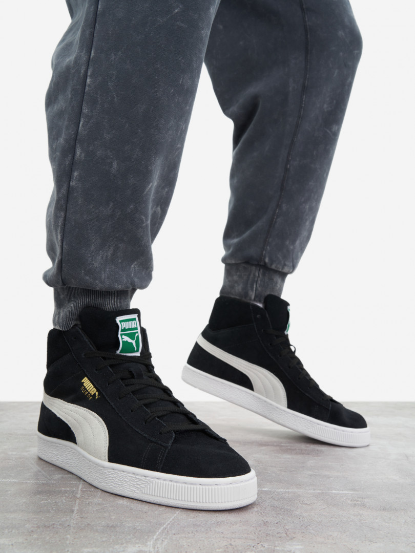 фото Кеды мужские puma suede, черный