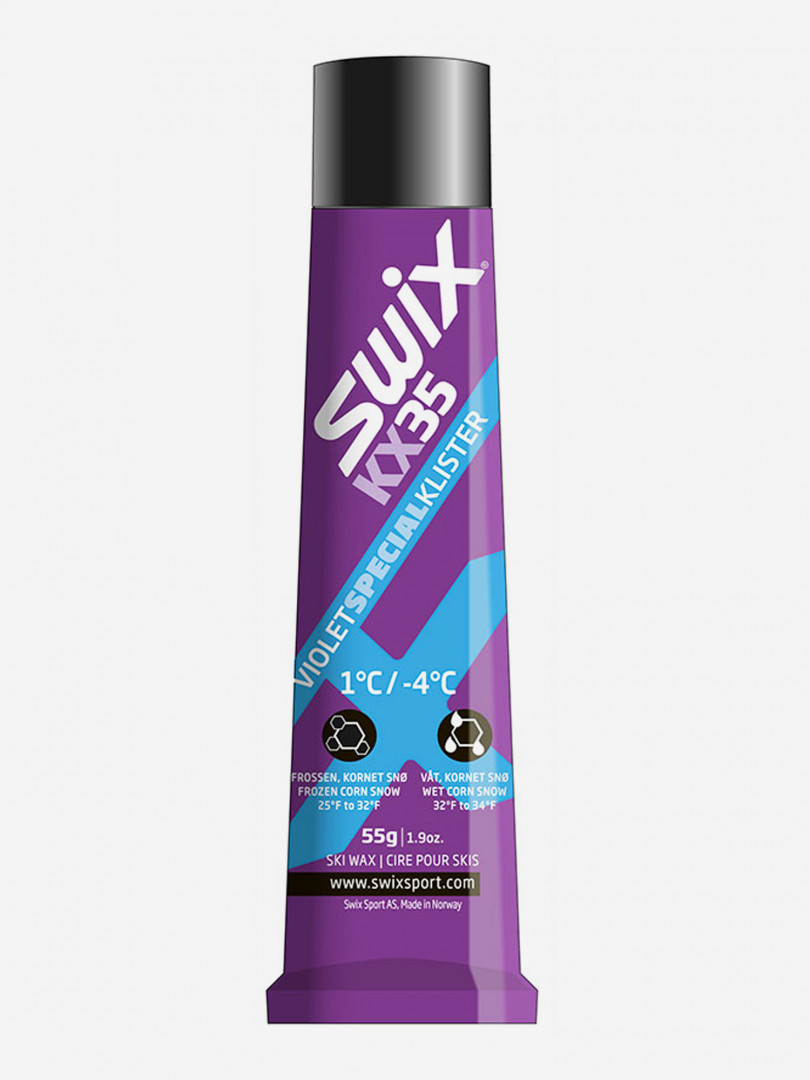 фото Клистер со скребком swix kx35 violet spec, +1/-4 °c, фиолетовый