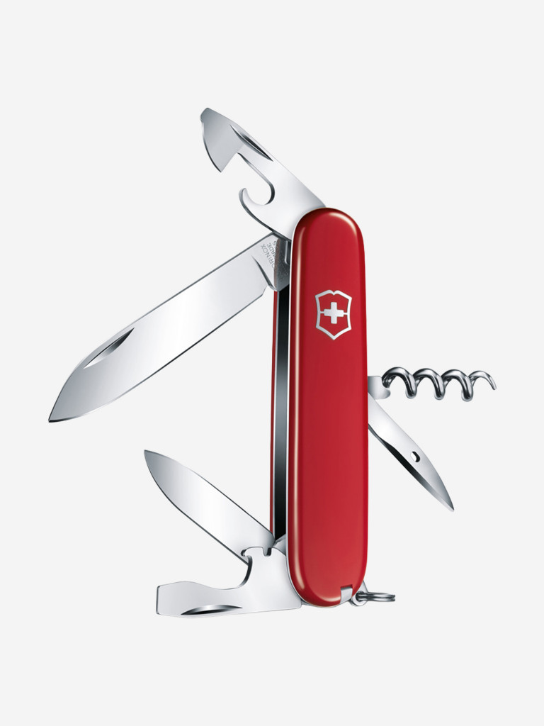 Нож Victorinox Spartan, 91 мм, 12 функций, красный, блистер