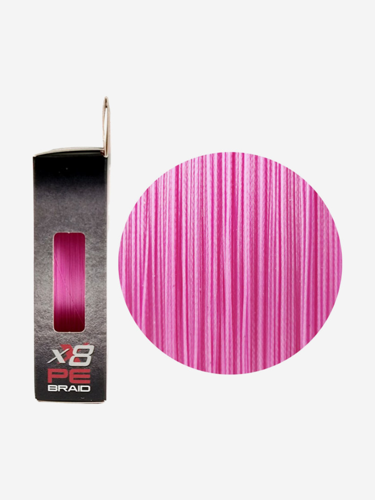 Шнур X8 150м Pink 0,10мм 6,8кг/15lb