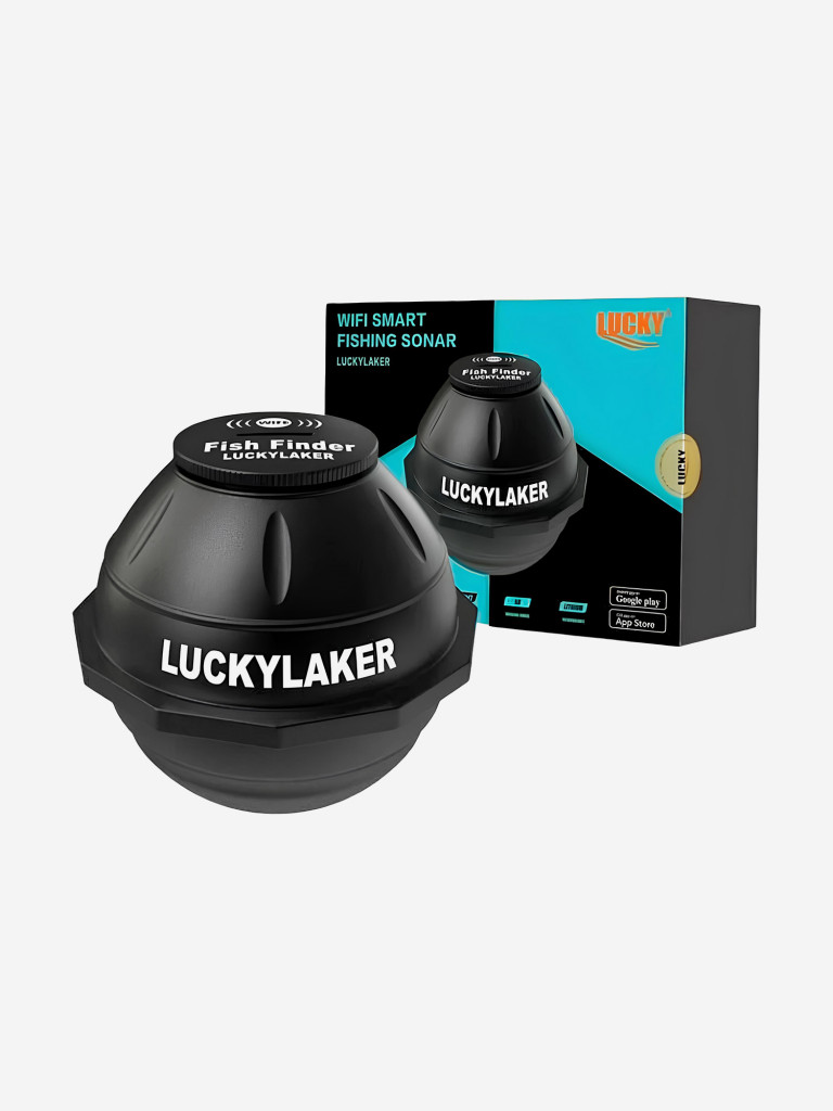 Эхолот для рыбалки Lucky Laker FF916 Wi-Fi, беспроводной, для зимней и летней, с лодки и берега
