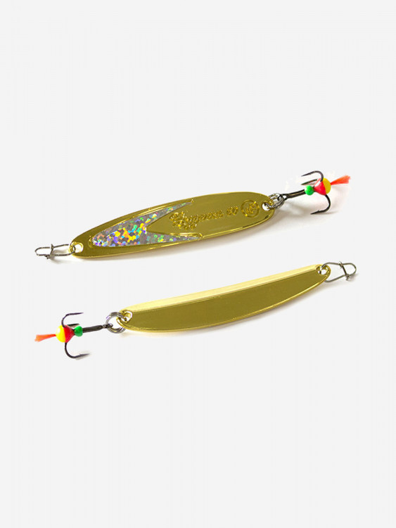 Блесна для рыбалки ECOPRO Судачья серебряный флекс, 70мм, 15г, GSF зимняя на судака, щуку, окуня, вертикальная