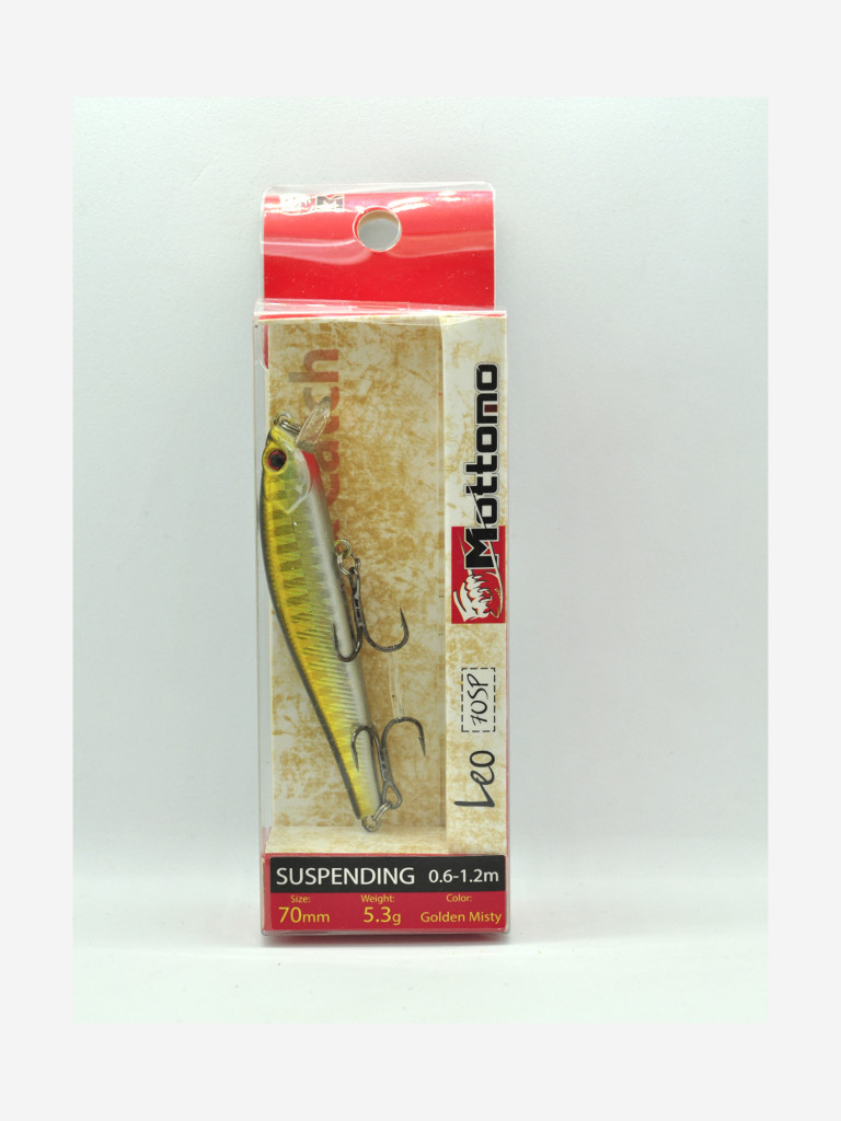 Воблер Mottomo Leo 70SP 5,3g Golden Misty
