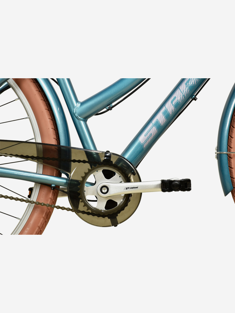 Велосипед Stark'25 Comfort Lady 28 D темно-бирюзовый/лавандовый M/16"