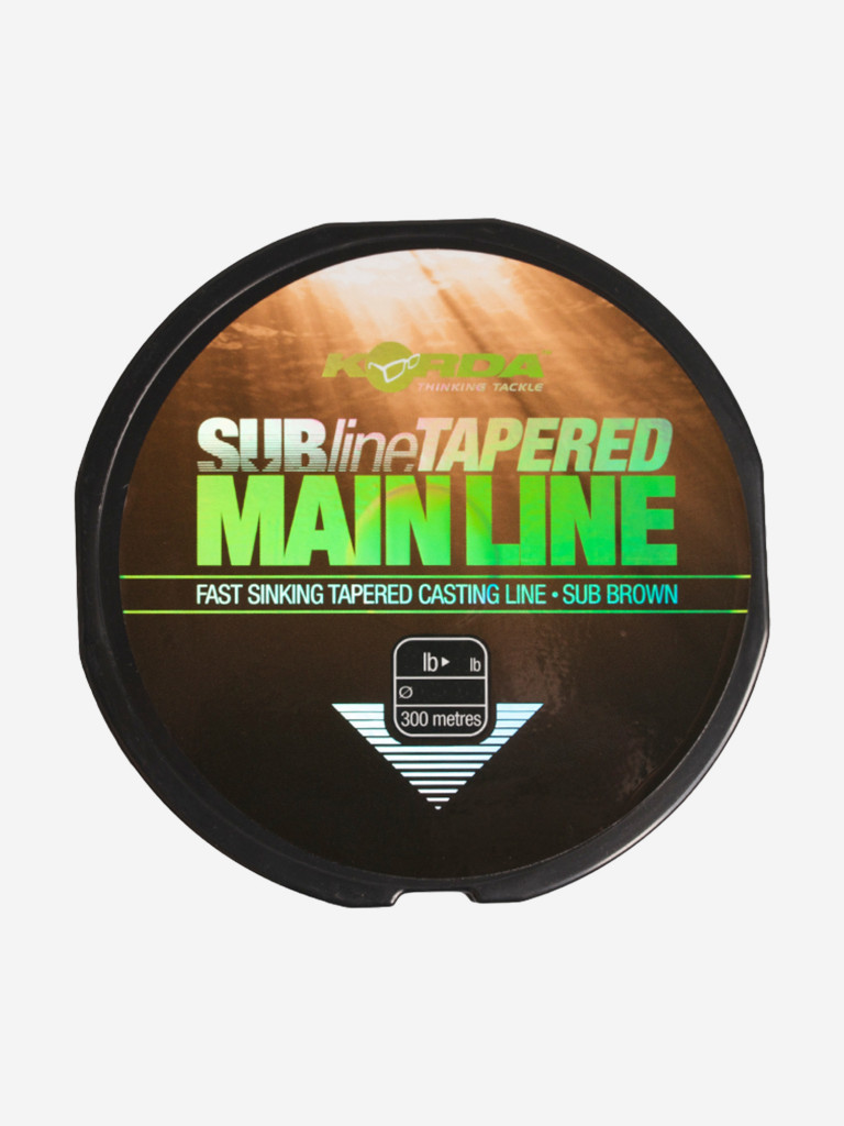 Леска коническая Subline Tapered Mainline KORDA 0.28-0.50мм