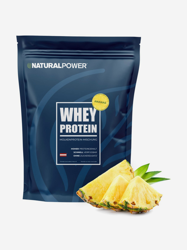 Сывороточный протеин Natural power 1000 гр Ананас, Австрия