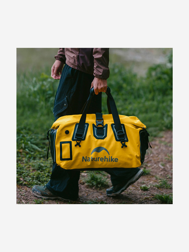 Гермобаул Naturehike, водонепроницаемая сумка для туризма и путешествий, IPX6, 60 л, желтая