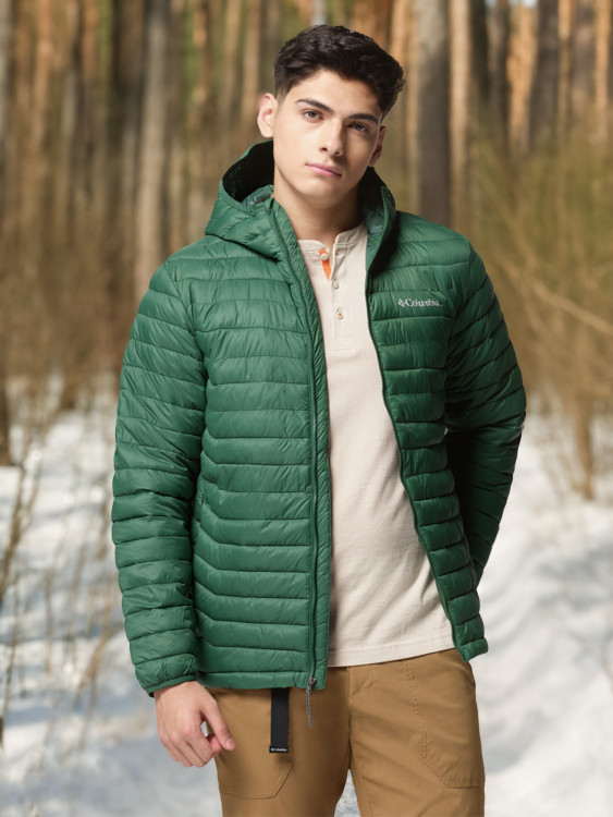 Куртка утепленная мужская Columbia Powder Pass Hooded Jacket