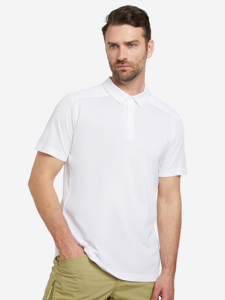 Поло мужское Arc'teryx Eris L07526800 белый цвет — купить за