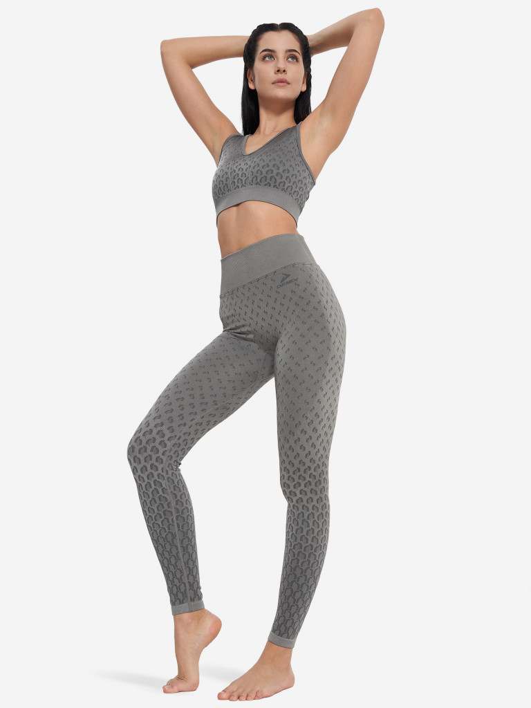 Легинсы женские Demix HighFlow Yoga Seamless Gfx