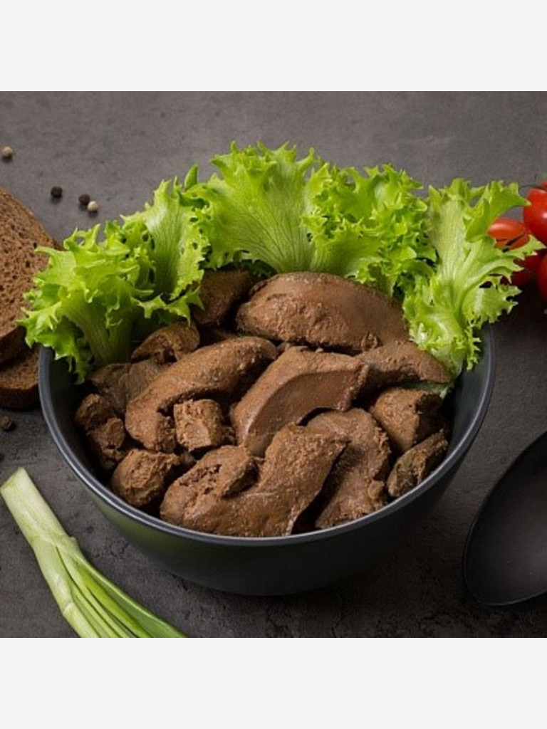 Готовое блюдо Набор Мясо тушеное 4 шт (Говядина, Свинина, Курица, Печень) (Кронидов) 4шт*250гр,1