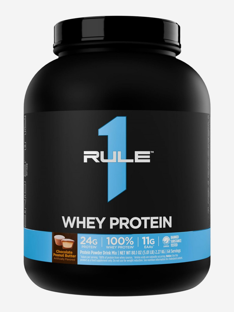 Протеин Rule 1 Вей, 2270 г, Шоколадно-арахисовое масло