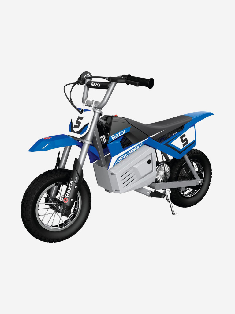 Электромотоцикл кроссовый для детей и подростков Razor MX350 - Синий
