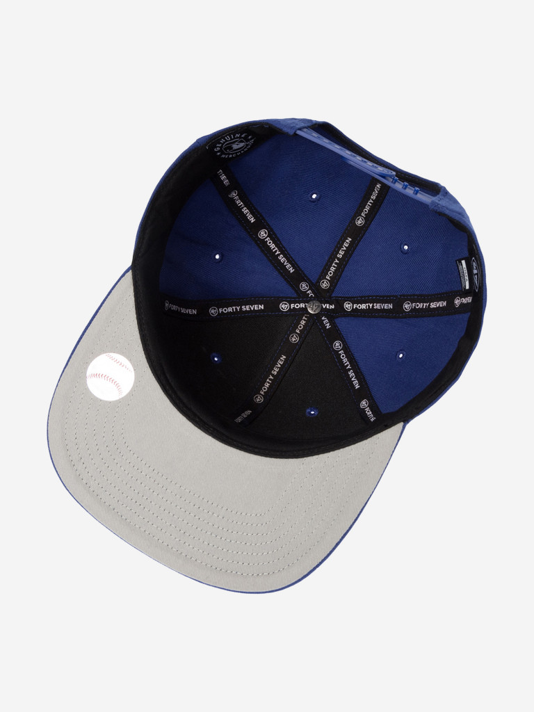 Бейсболка с прямым козырьком 47 BRAND B-NSHSC12WBP-RY Los Angeles Dodgers MLB