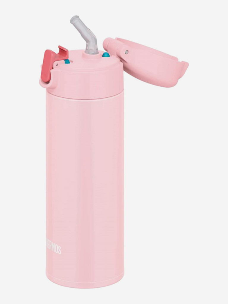 Термокружка с трубочкой 350 мл THERMOS FJM-350 розовая
