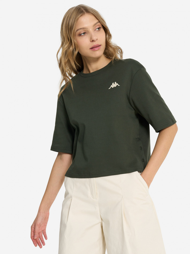 Футболка женская Kappa Зеленый 1249₽