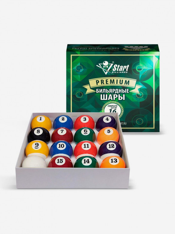 Шары для бильярда Start Billiards Premium 57,2 мм