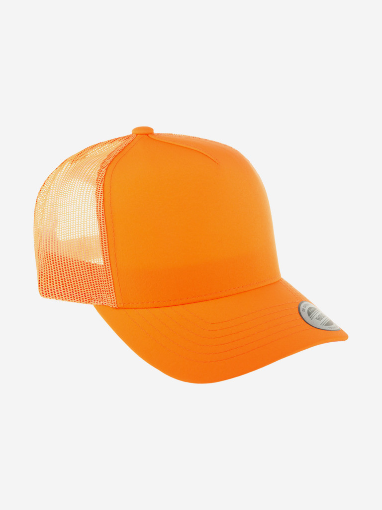 Бейсболка с сеточкой FLEXFIT 6506NT (оранжевый)
