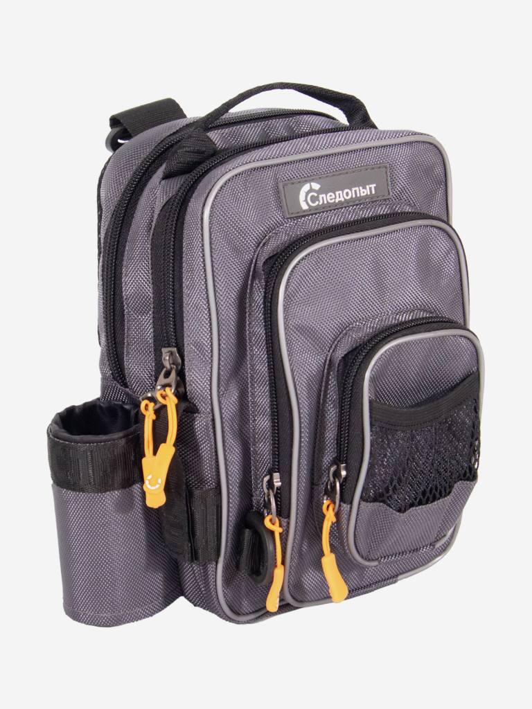 Сумка рыболовная Следопыт Street Fishing MultiLock Pocket, 16х19х24 см, цвет серый.